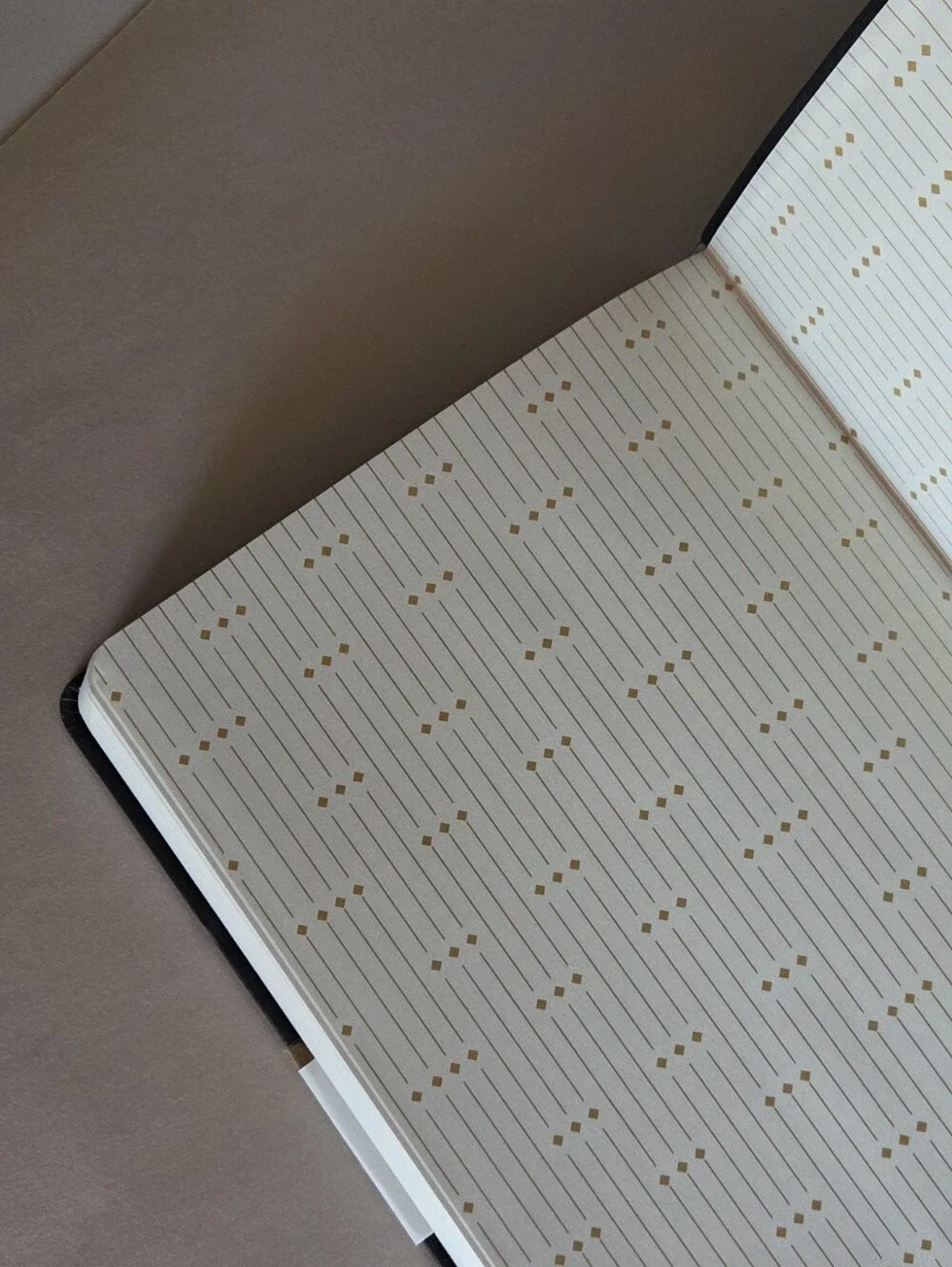 Papyrus Softcover Black Journal Notebook With Ivory Lined Pages